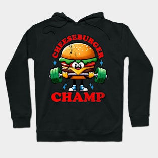 cheeseburger champ Hoodie